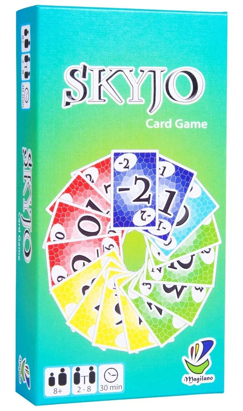 Skyjo Card Game by Magilano – Family Card Game for 2-8 Players, Ages 8+