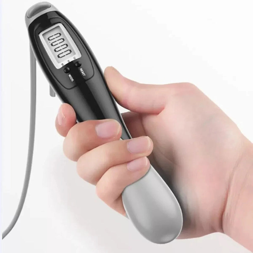 Cordless Skipping Rope for Fitness - Digital LCD Display