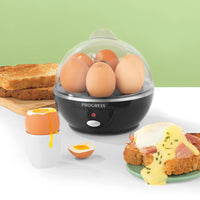 Progress Electric Egg Cooker Boiler Poacher Fits 6 Eggs Poaching Tray Included