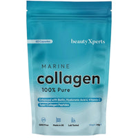 Marine Collagen Capsules with Biotin, Vitamin C & Hyaluronic Acid | 60 Capsules | UK Made