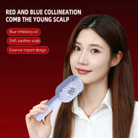 Rechargeable Scalp Massage Comb for Hair Growth, Red Light Therapy, Brush Head Massager