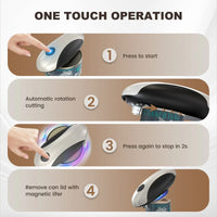 USB Rechargeable One-Touch Electric Can Opener