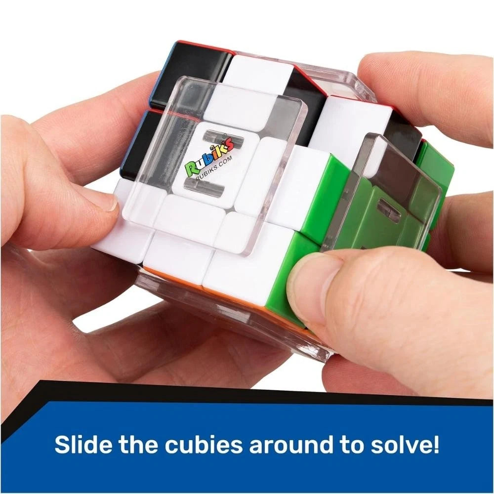 Rubik’s Moving Cube Slide – Sliding Puzzle, Brain Teaser, Fidget Toy
