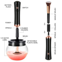 Automatic Electric Makeup Brush Cleaner and Dryer – Black