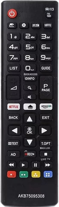 LG Compatible TV Replacement Remote Control For Smart TV Led 3D AKB75095308