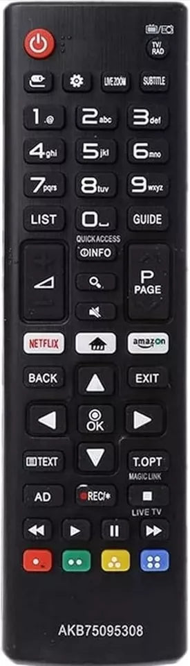 LG Compatible TV Replacement Remote Control For Smart TV Led 3D AKB75095308