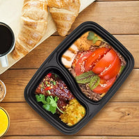 D MART Meal Prep Food Container Reusable Microwave BPA Free Lunch Box Stackable