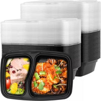 D MART Meal Prep Food Container Reusable Microwave BPA Free Lunch Box Stackable