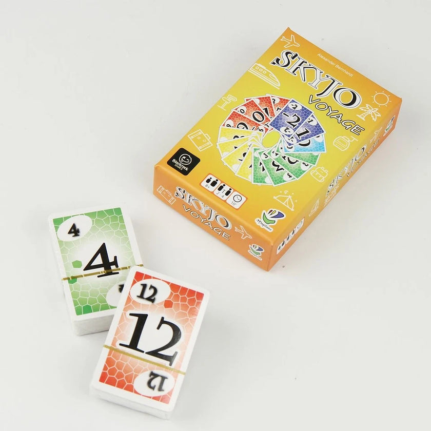 SKYJO VOYAGE Portable Travel Game Casual Party Board Game Card