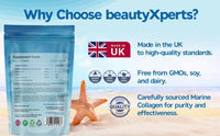 Marine Collagen Capsules with Biotin, Vitamin C & Hyaluronic Acid | 60 Capsules | UK Made